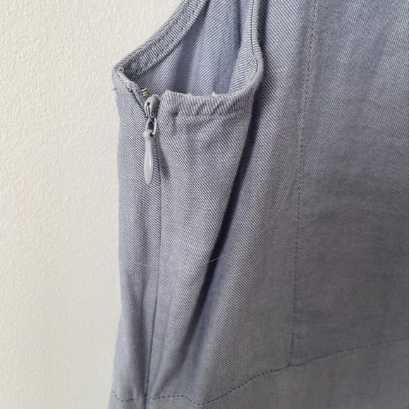 UO Kimchi Blue Chambray Fit & Flare Dress Sz 2 - Picture 5 of 9